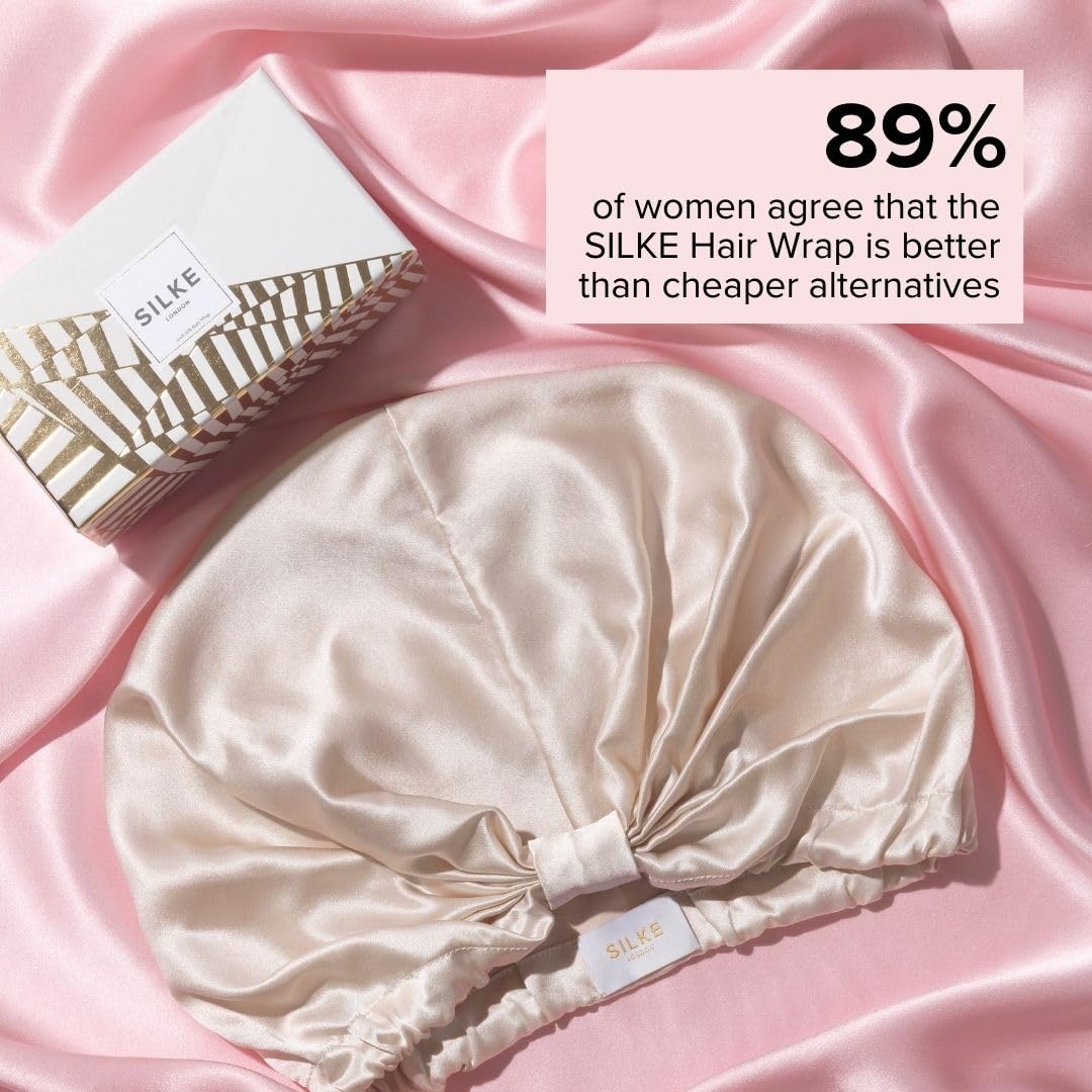 SILKE Hair Wrap | Silk Bonnet for Sleeping | 100% Luxurious Silk Hair Wrap for Sleeping