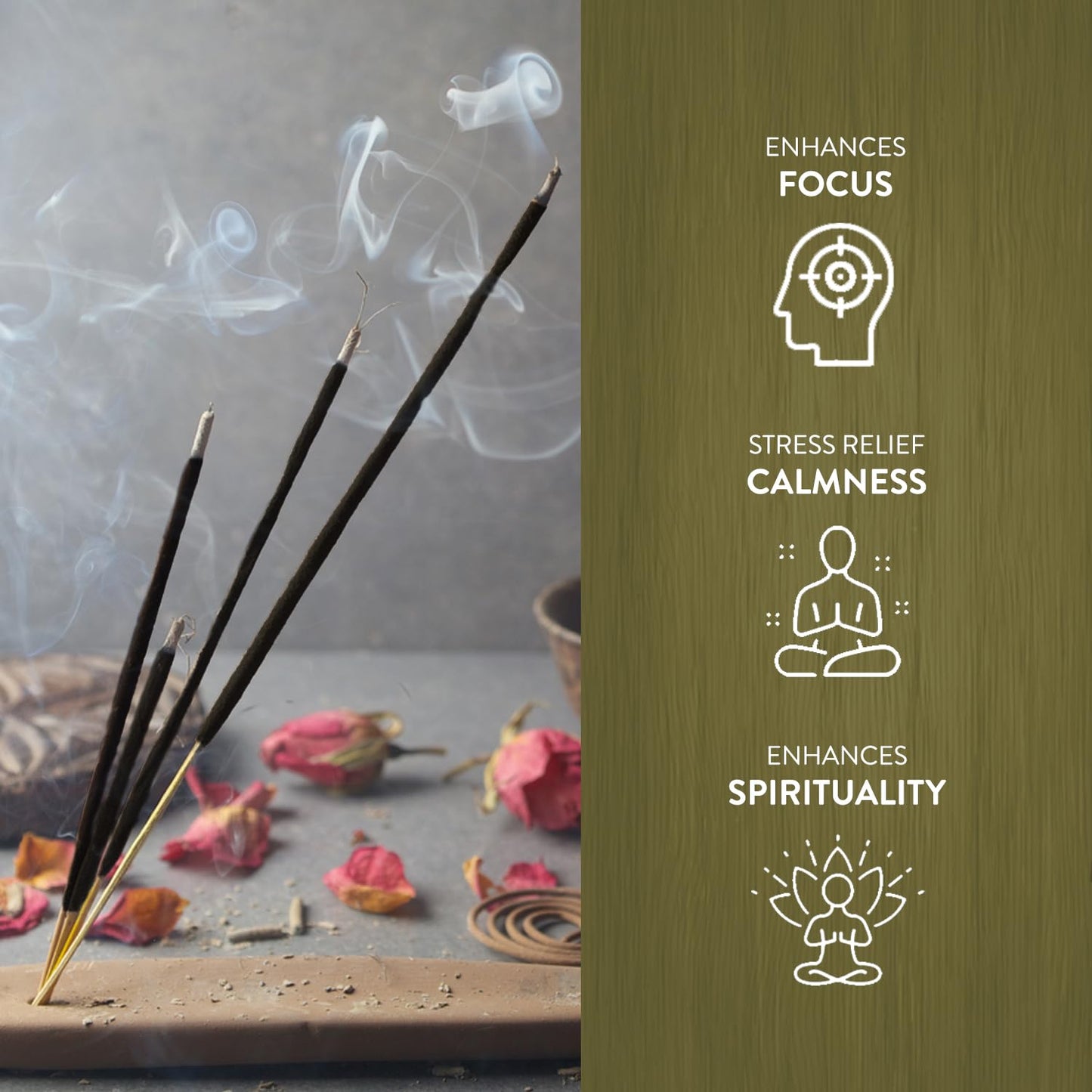 Hem Frankincense Myrrh Incense Sticks - 120 Count | Natural Air Purifying Aromatherapy | Calming and Cleansing Fragrance | Perfect for Meditation and Relaxation | Long-Lasting Burn.