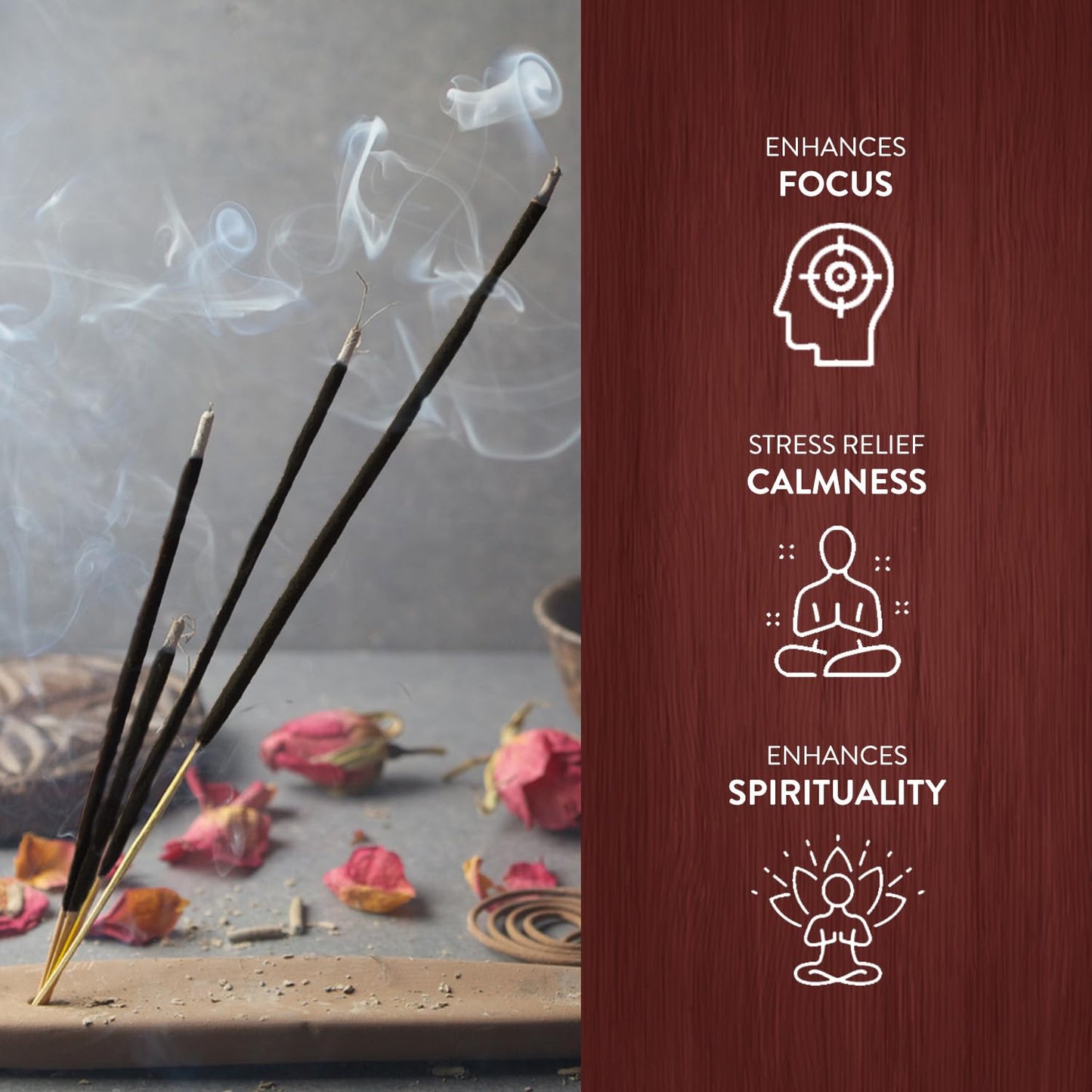 Hem Frankincense Myrrh Incense Sticks - 120 Count | Natural Air Purifying Aromatherapy | Calming and Cleansing Fragrance | Perfect for Meditation and Relaxation | Long-Lasting Burn.