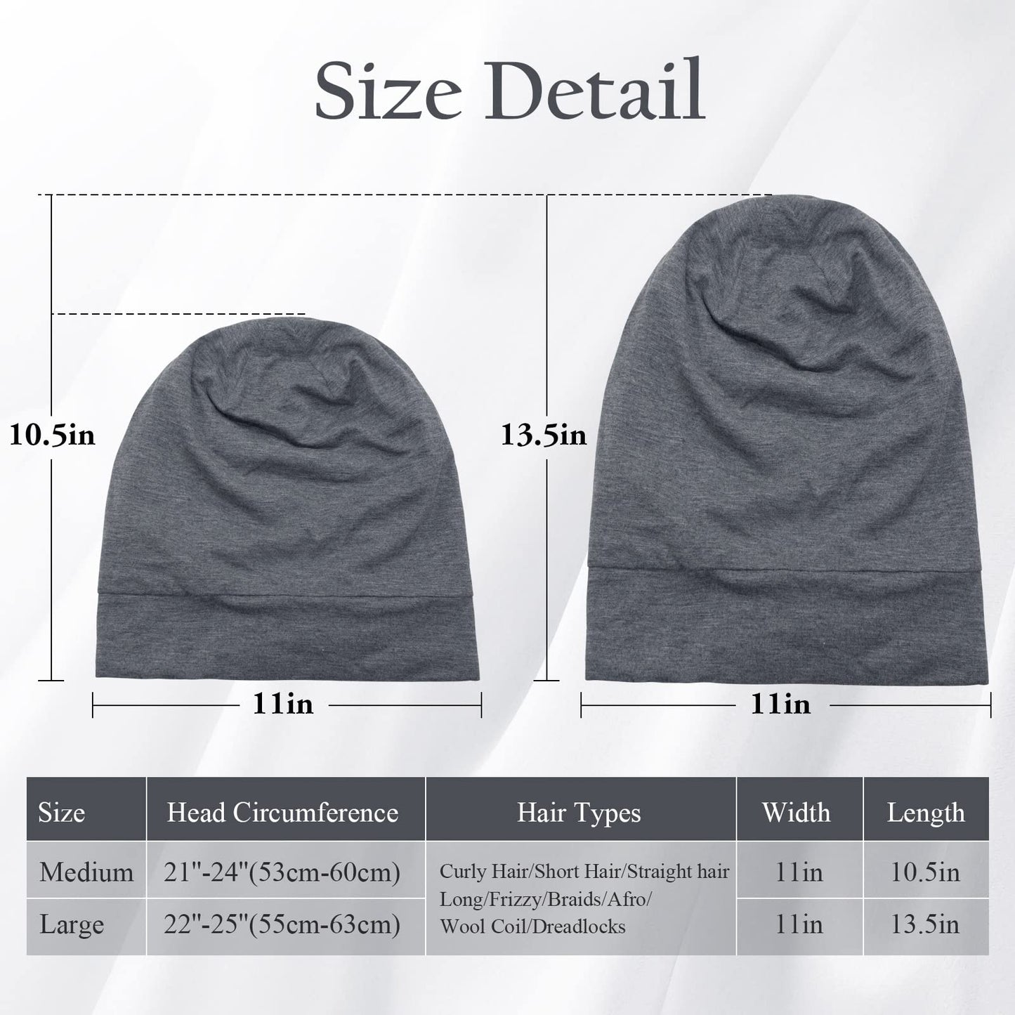 OLESILK 100% Mulberry Silk Bonnet for Sleeping Women, Silk Hair Wrap for Sleeping, Silk Sleep Bonnet for Women&Men, Real Silk, Not Satin, Reddish Brown