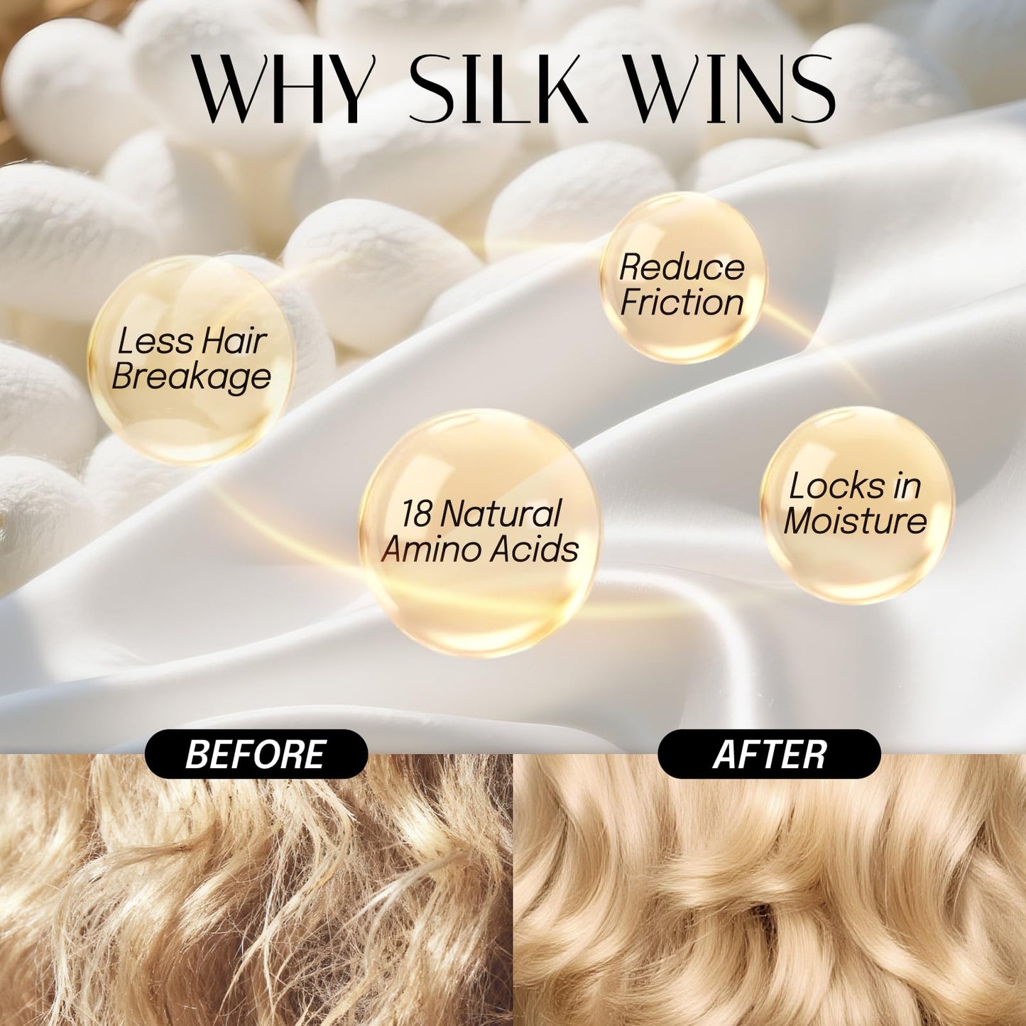 OLESILK 100% Mulberry Silk Bonnet for Sleeping Women, Silk Hair Wrap for Sleeping, Silk Sleep Bonnet for Women&Men, Real Silk, Not Satin, Reddish Brown