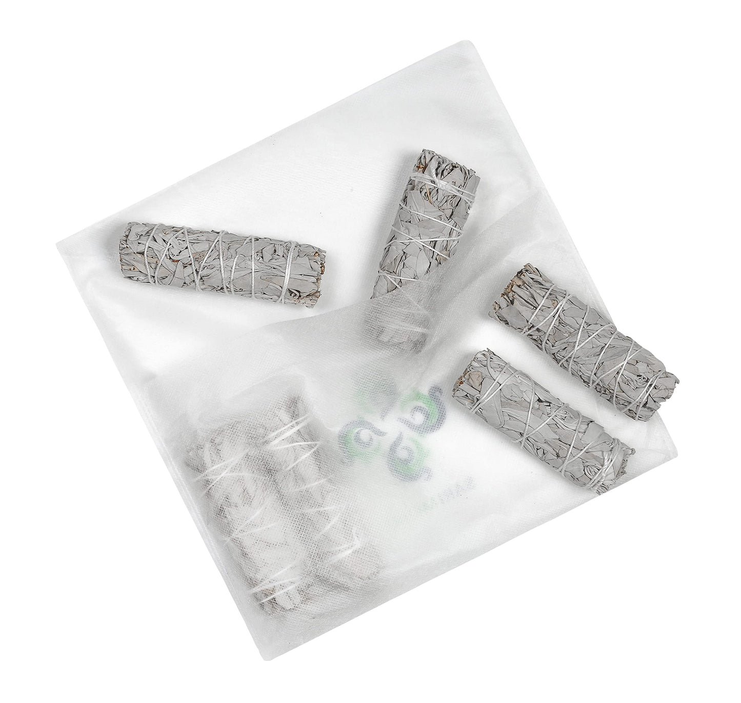 White Sage Smudge Sticks - 6 - 4" Sage Bundles - Perfect Sage Stick Smudge Sticks Smudging Kit Replenishment