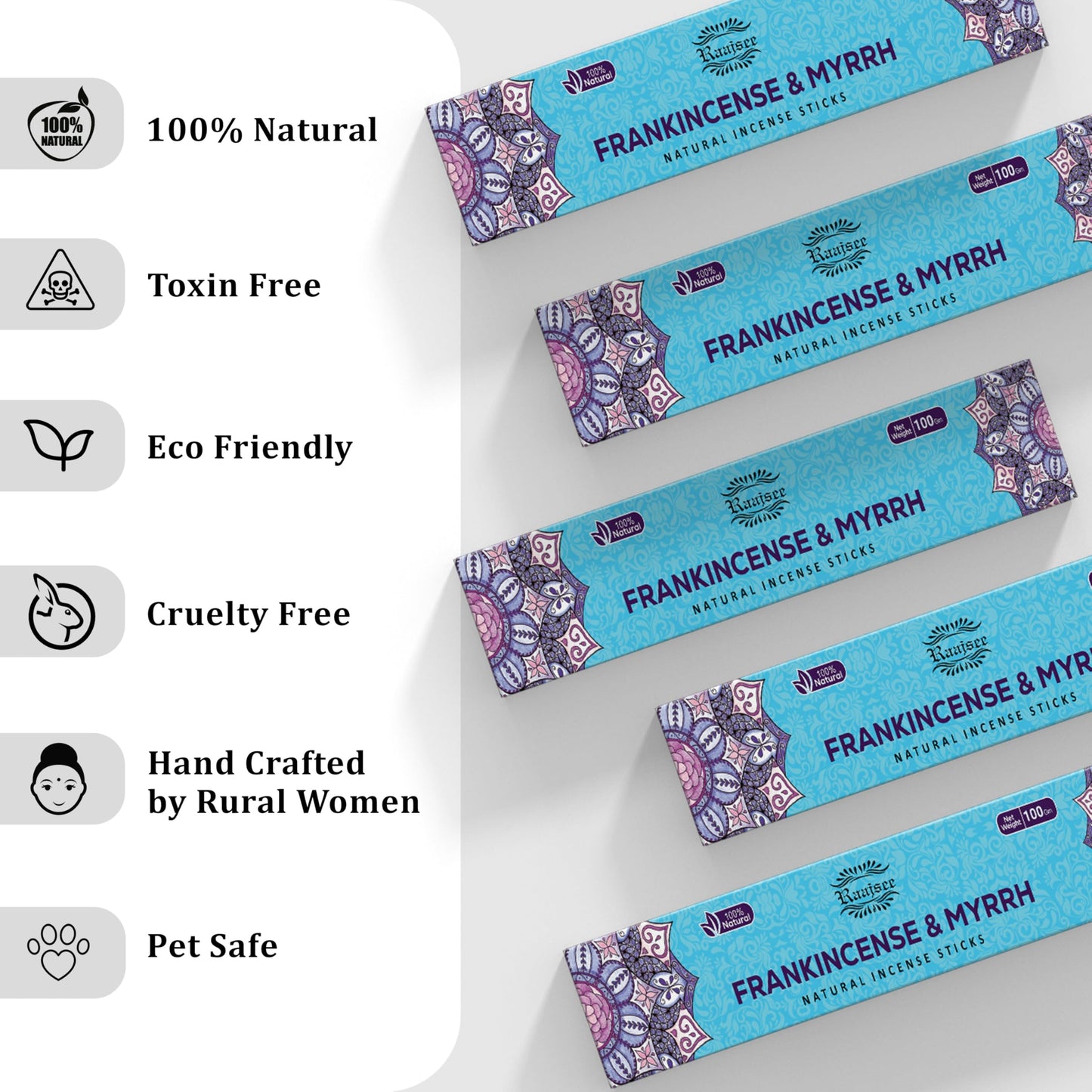 Raajsee Dragons Blood Incense Sticks (180 gm), 100% Pure Organic Natural Hand Rolled Free from Chemicals, (Pack of 12) Visit The raajsee Store