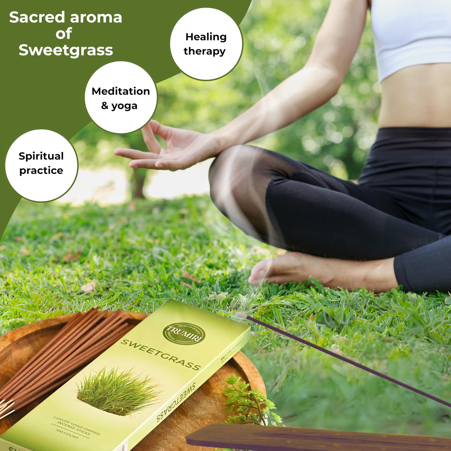 Pine Incense Sticks - Bulk Pack of 100 Insence-Sticks - Made with Natural Pino Oil - Scented Incienso Aromaticos Non Toxic Inscent Insense