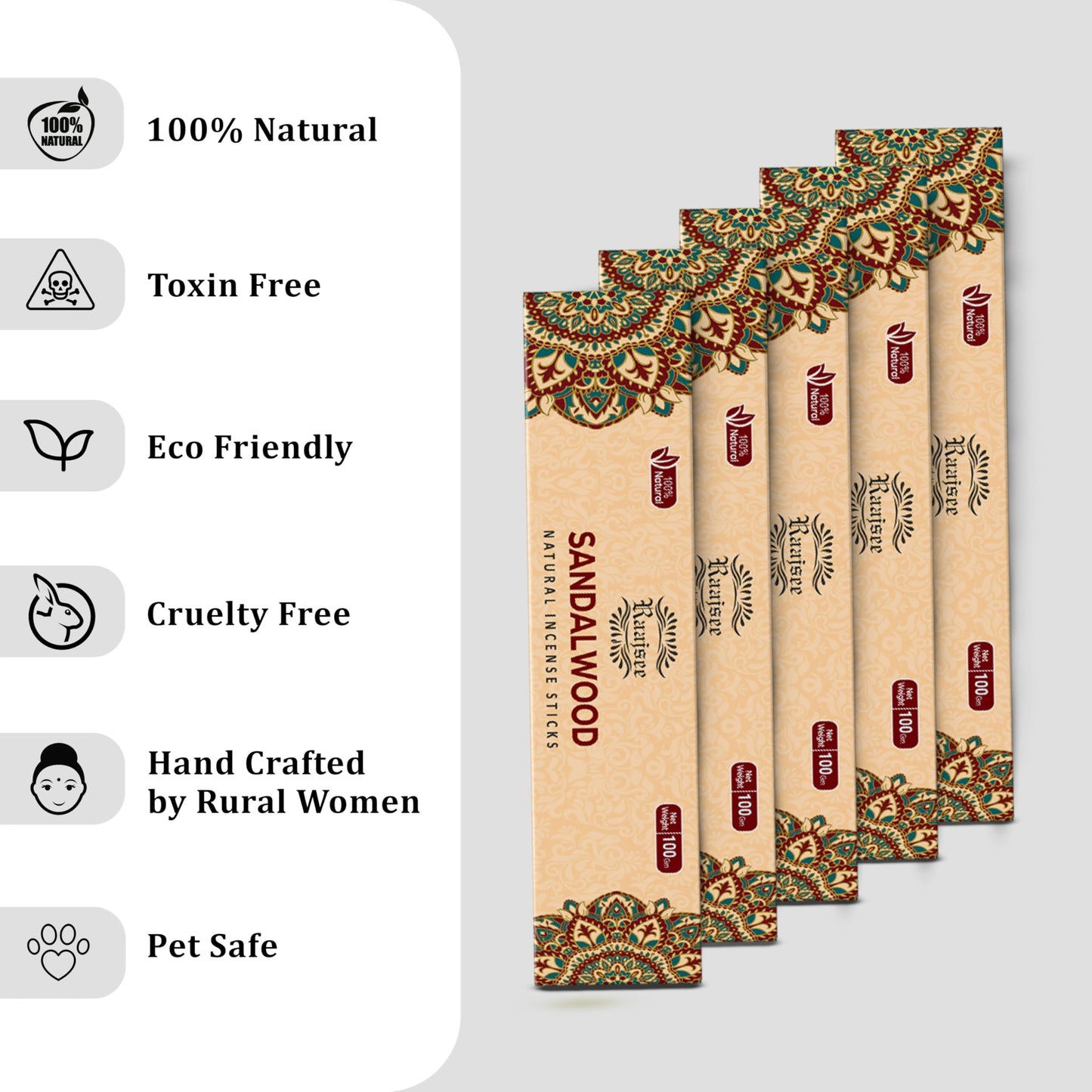 Raajsee Dragons Blood Incense Sticks (180 gm), 100% Pure Organic Natural Hand Rolled Free from Chemicals, (Pack of 12) Visit The raajsee Store