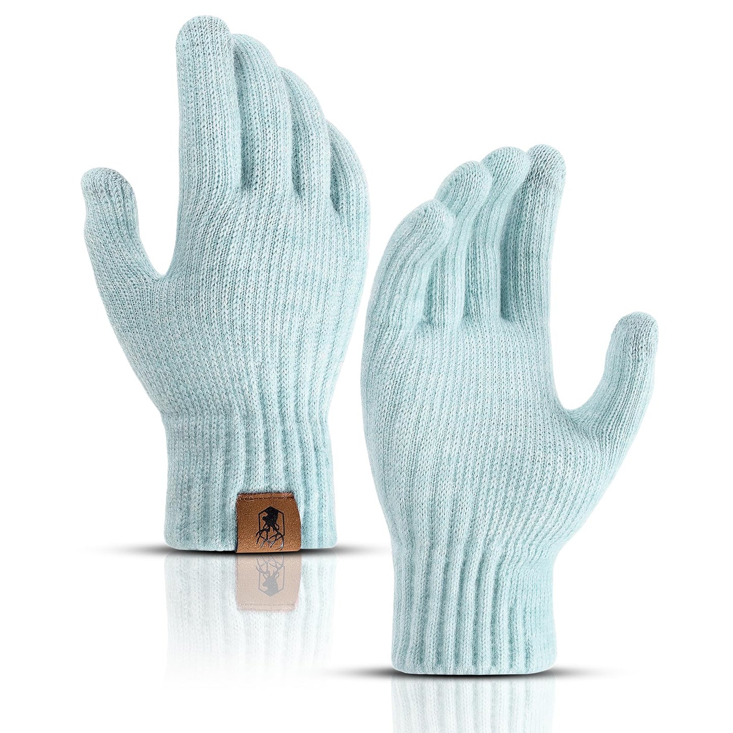 Winter Gloves for Women Upgraded Touch Screen Warm Knit Gloves for Working Driving Running