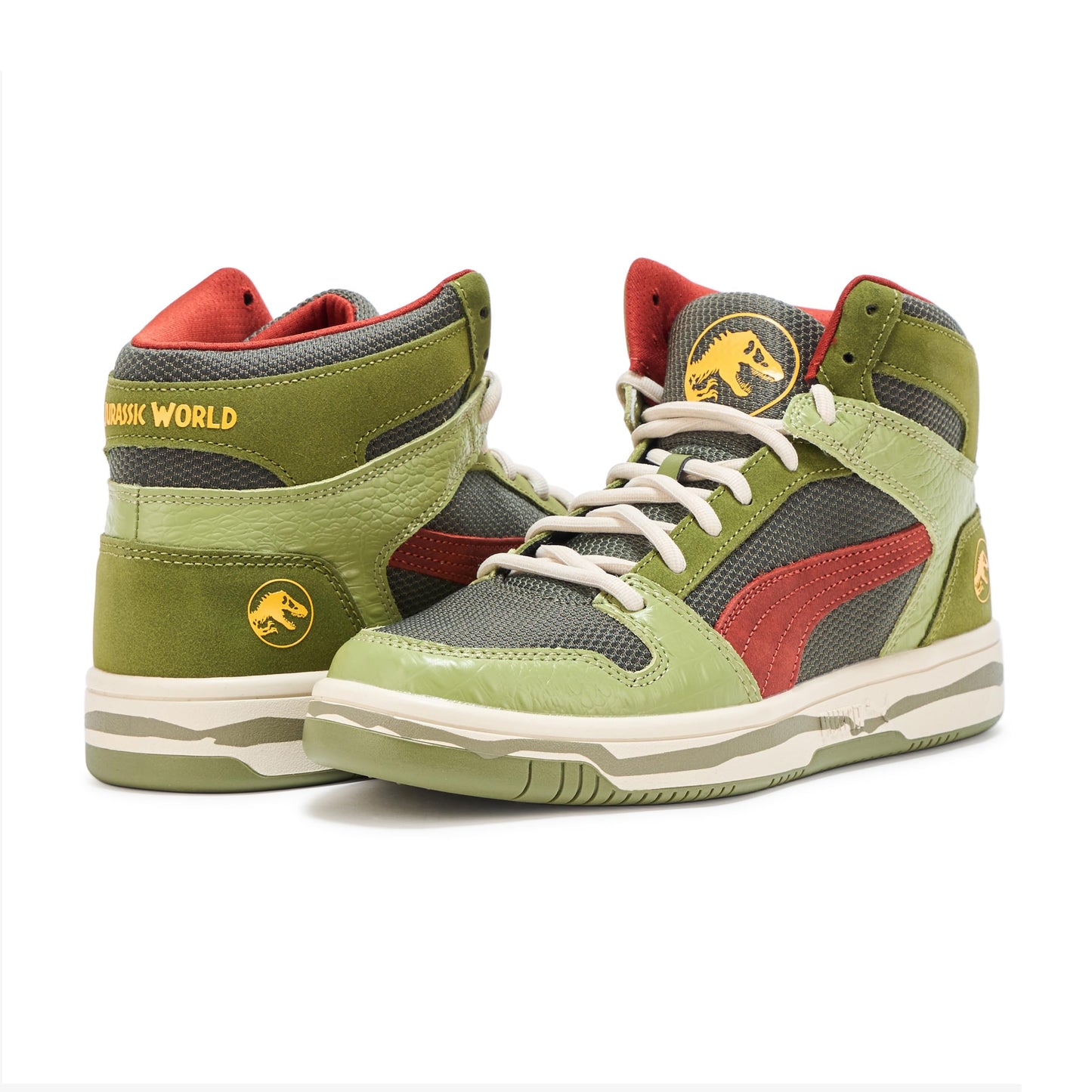 Puma Mens Rebound Layup Mid Jurassic World Shoes
