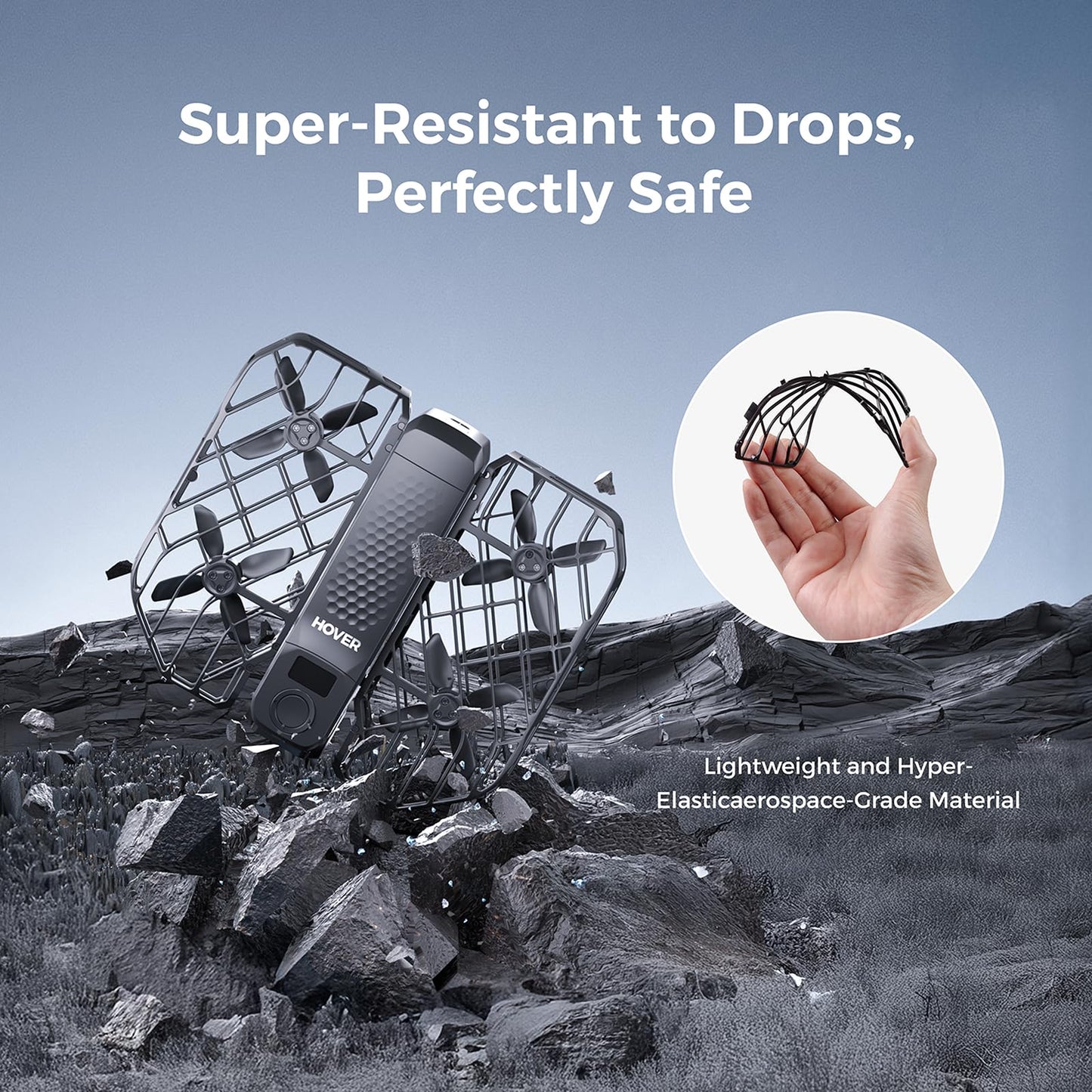 HOVERAir X1 PROMAX 8K Drone with Camera, Foldable Action Flying Camera with 42 KM/H Follow Speed, 15+ Fully Automatic Flight Modes, Fly Anywhere with OmniTerrain, SmoothCapture 2.0(Fly Joy Combo)