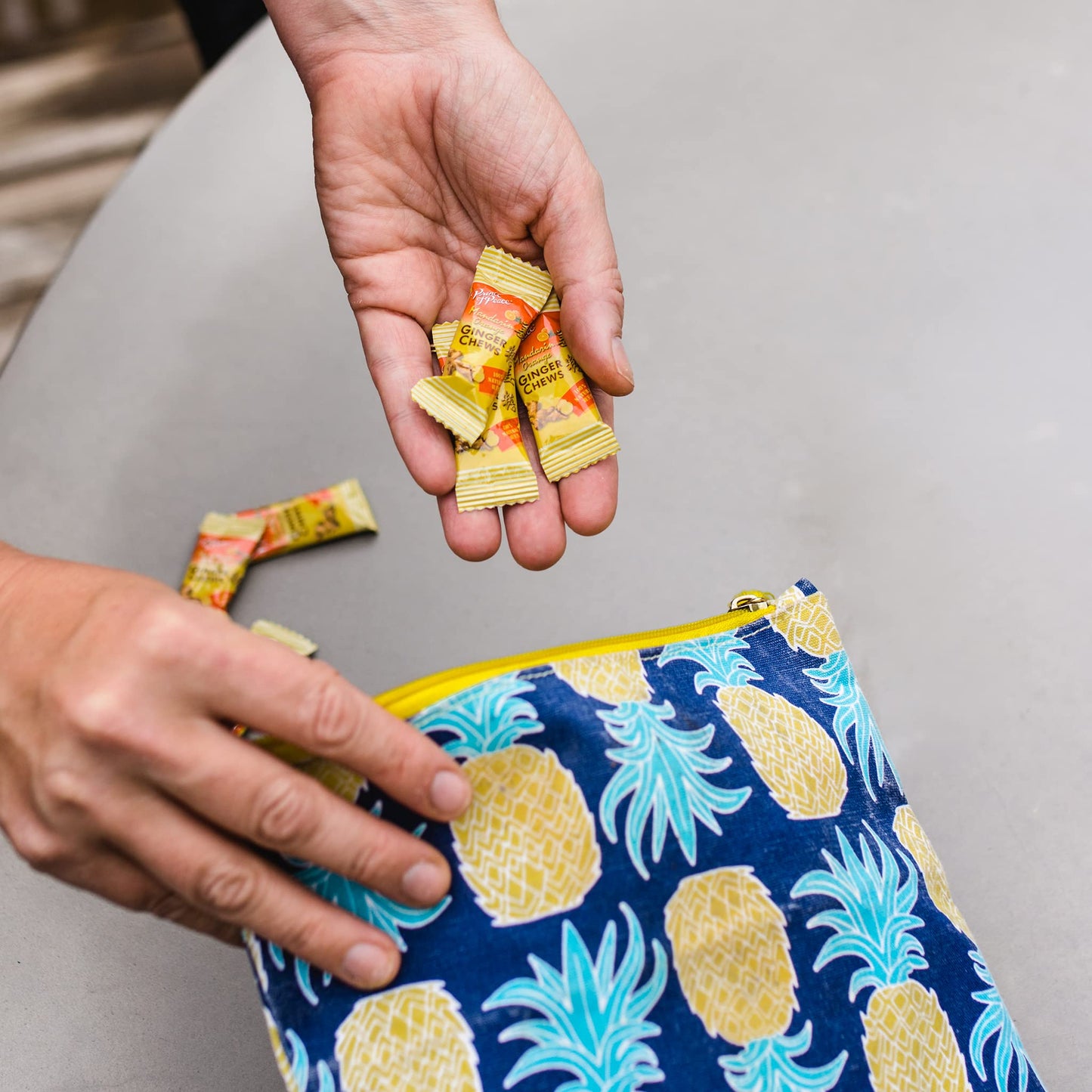Prince of Peace Ginger Chews With Lemon, 4 oz. Candied Ginger Lemon Candy - 2 Pack