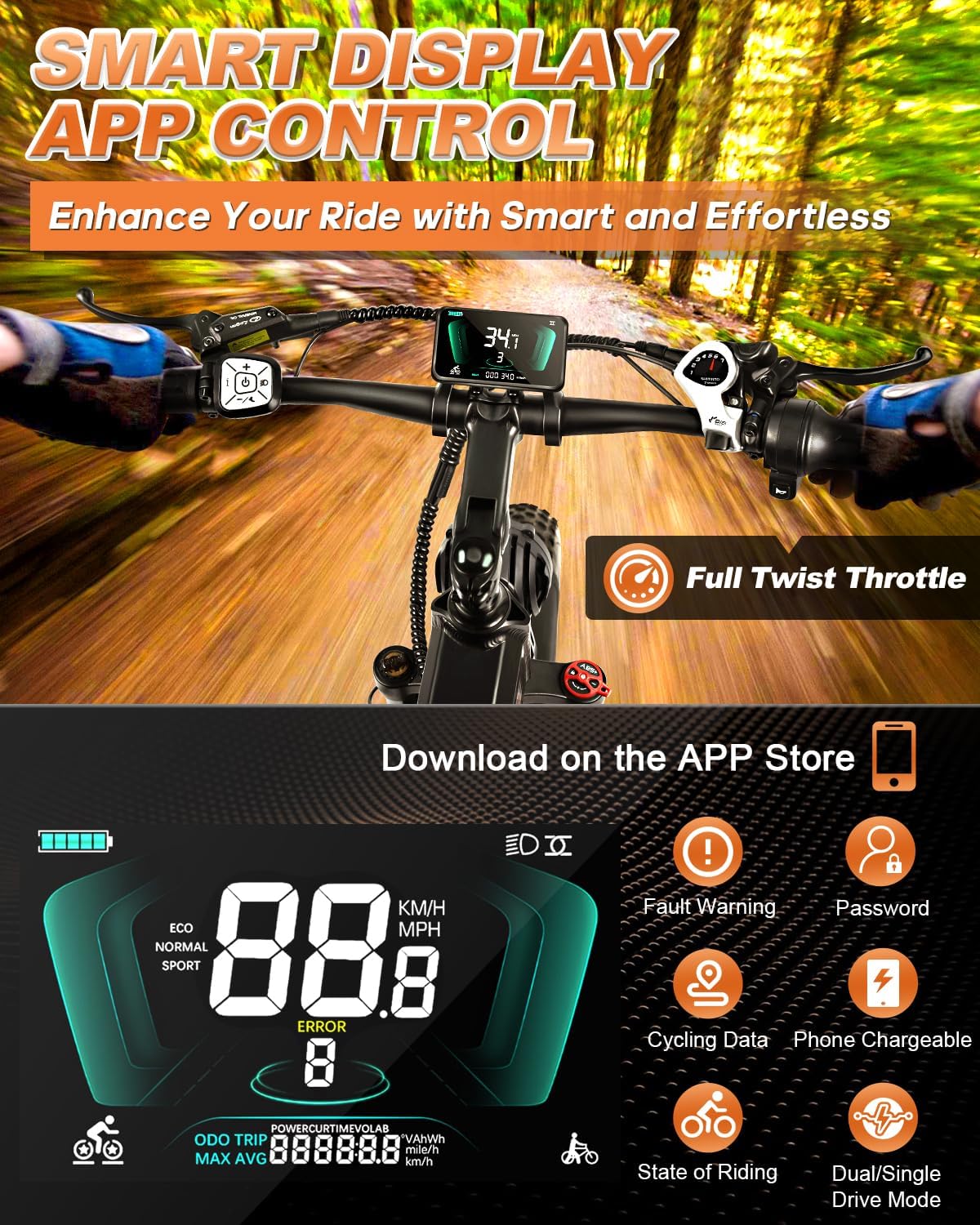 Wallke X3 Pro Max 2800W Dual Motor Electric Bike for Adults, 48V 44Ah Long Range 170 Miles Foldable 26x4 Fat Tire eBike, 35MPH All-Terrain Mountain Bicycle, UL2849 Certified, Full Suspension E Bike