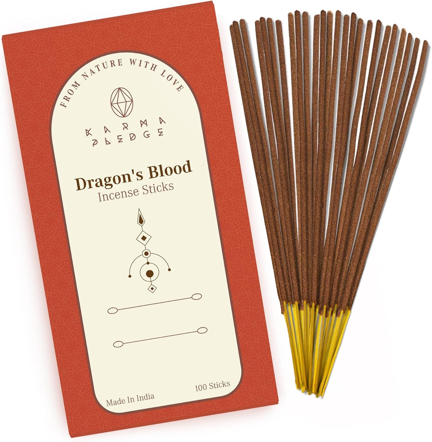 Incense Sticks, White Sage Incense, Made with Natural Ingredients, Hand Rolled Aromatic Masala, 40 Stick Pack, 45-60 Minute Burn Time, Best for Home Fragrance, Meditation, Yoga, Spiritual Healing