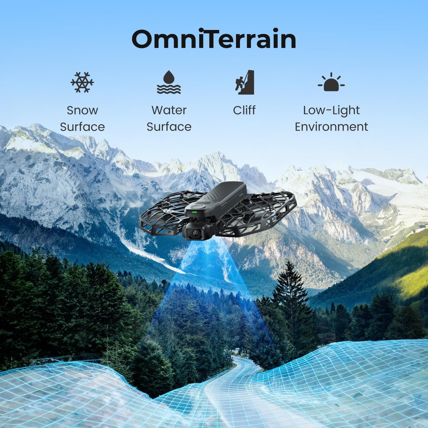 HOVERAir X1 PROMAX 8K Drone with Camera, Foldable Action Flying Camera with 42 KM/H Follow Speed, 15+ Fully Automatic Flight Modes, Fly Anywhere with OmniTerrain, SmoothCapture 2.0(Fly Joy Combo)