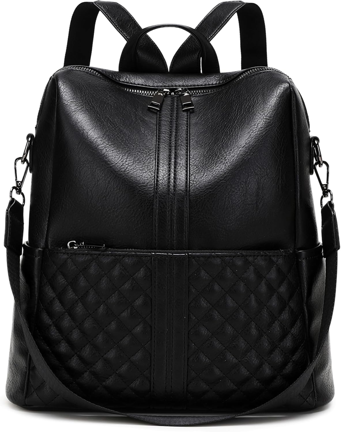 sqlp Daily Use Backpack Purse for Women Vegan Leather Travel Back Pack Fashion Multipurpose Design Shoulder Bags Handbag