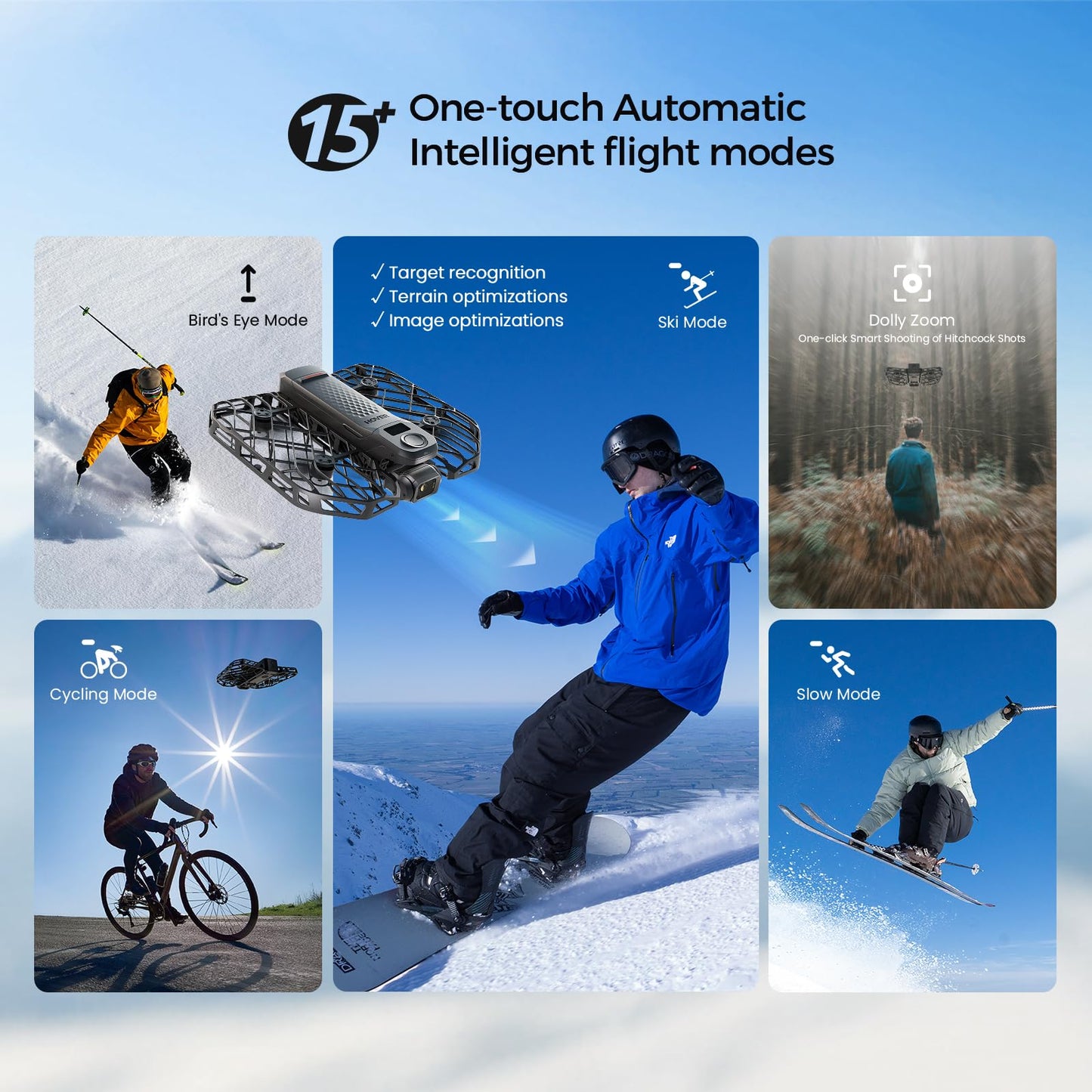 HOVERAir X1 PROMAX 8K Drone with Camera, Foldable Action Flying Camera with 42 KM/H Follow Speed, 15+ Fully Automatic Flight Modes, Fly Anywhere with OmniTerrain, SmoothCapture 2.0(Fly Joy Combo)