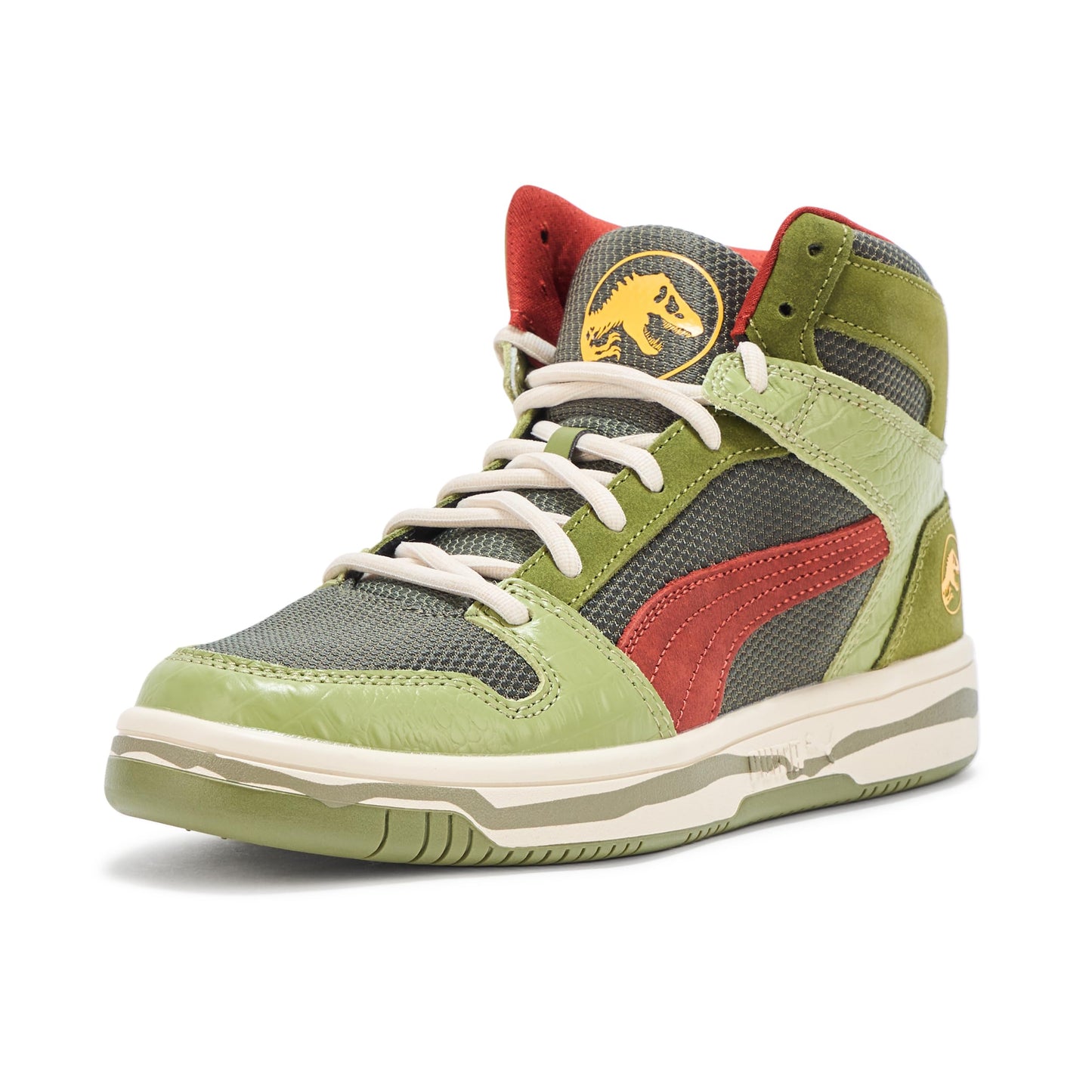 Puma Mens Rebound Layup Mid Jurassic World Shoes