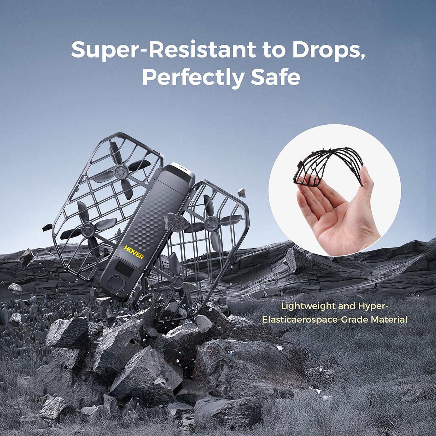 HOVERAir X1 PROMAX 8K Drone with Camera, Foldable Action Flying Camera with 42 KM/H Follow Speed, 15+ Fully Automatic Flight Modes, Fly Anywhere with OmniTerrain, SmoothCapture 2.0(Fly Joy Combo)
