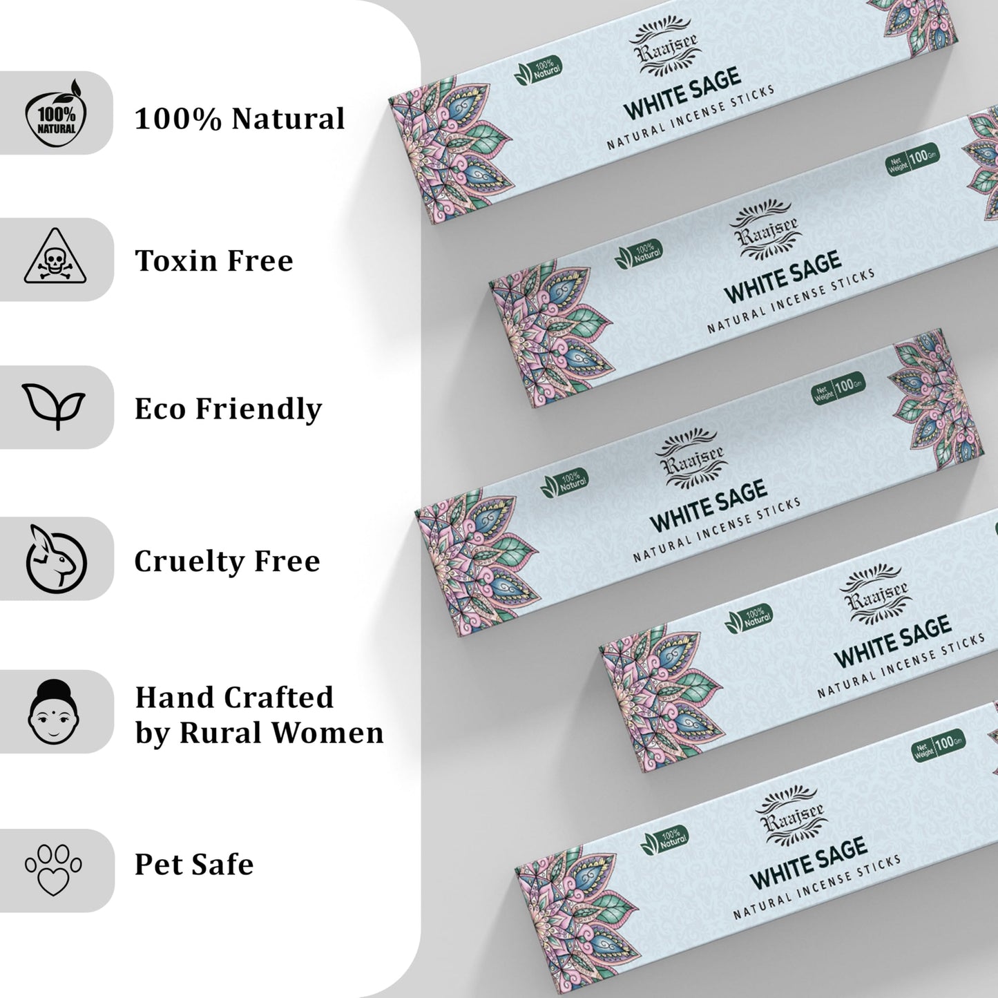 Raajsee Dragons Blood Incense Sticks (180 gm), 100% Pure Organic Natural Hand Rolled Free from Chemicals, (Pack of 12) Visit The raajsee Store