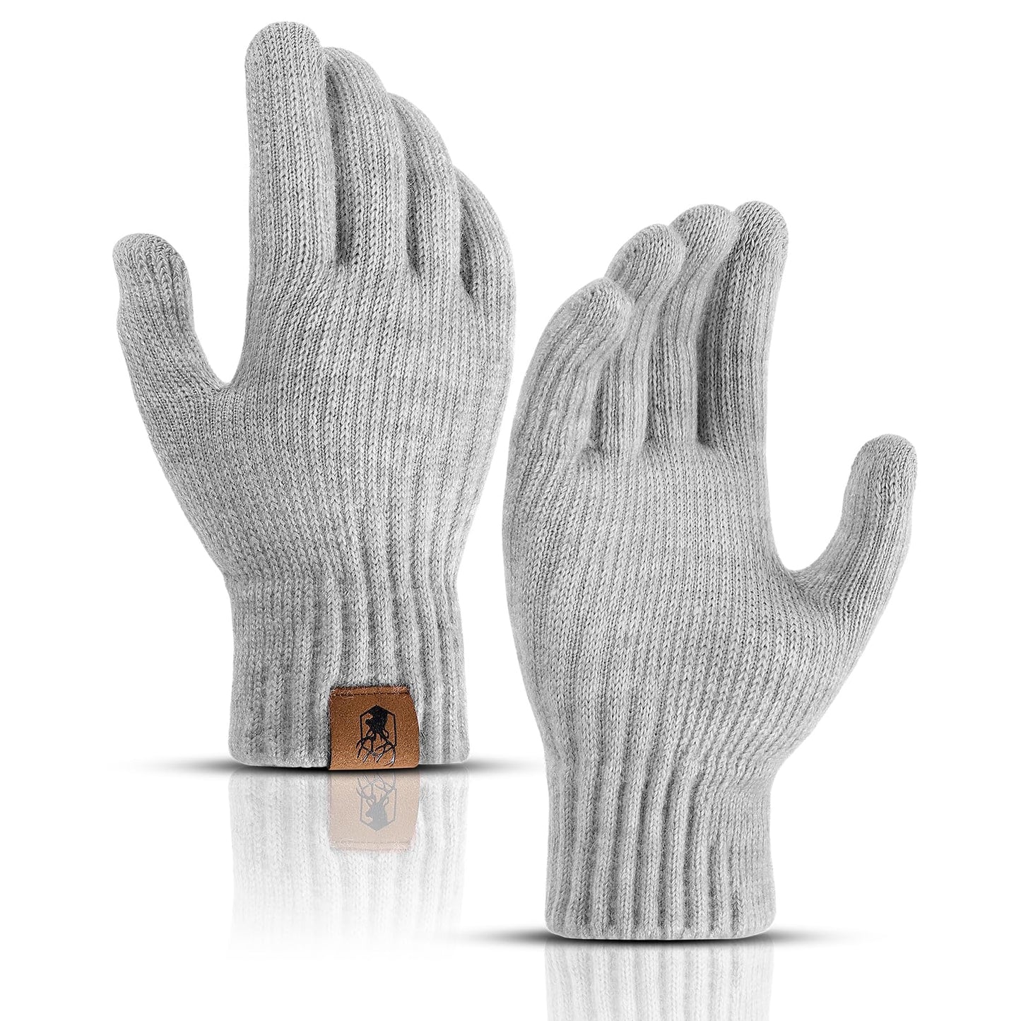 Winter Gloves for Women Upgraded Touch Screen Warm Knit Gloves for Working Driving Running