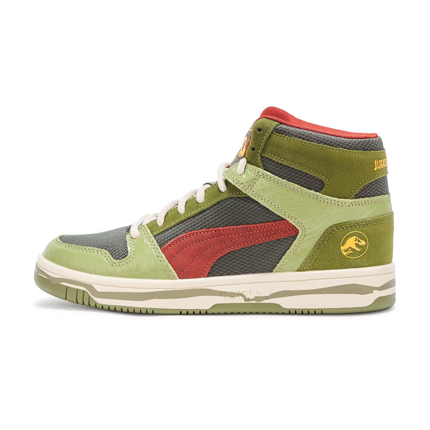 Puma Mens Rebound Layup Mid Jurassic World Shoes