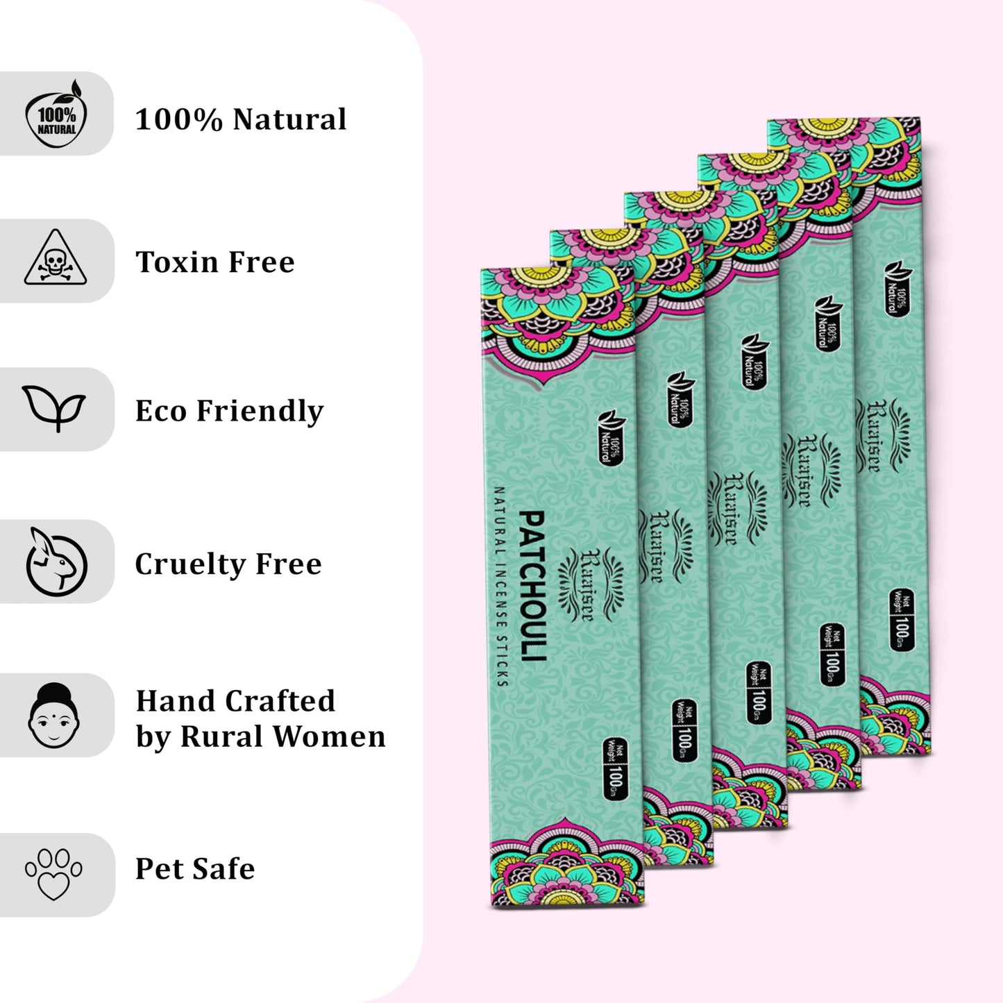 Raajsee Dragons Blood Incense Sticks (180 gm), 100% Pure Organic Natural Hand Rolled Free from Chemicals, (Pack of 12) Visit The raajsee Store