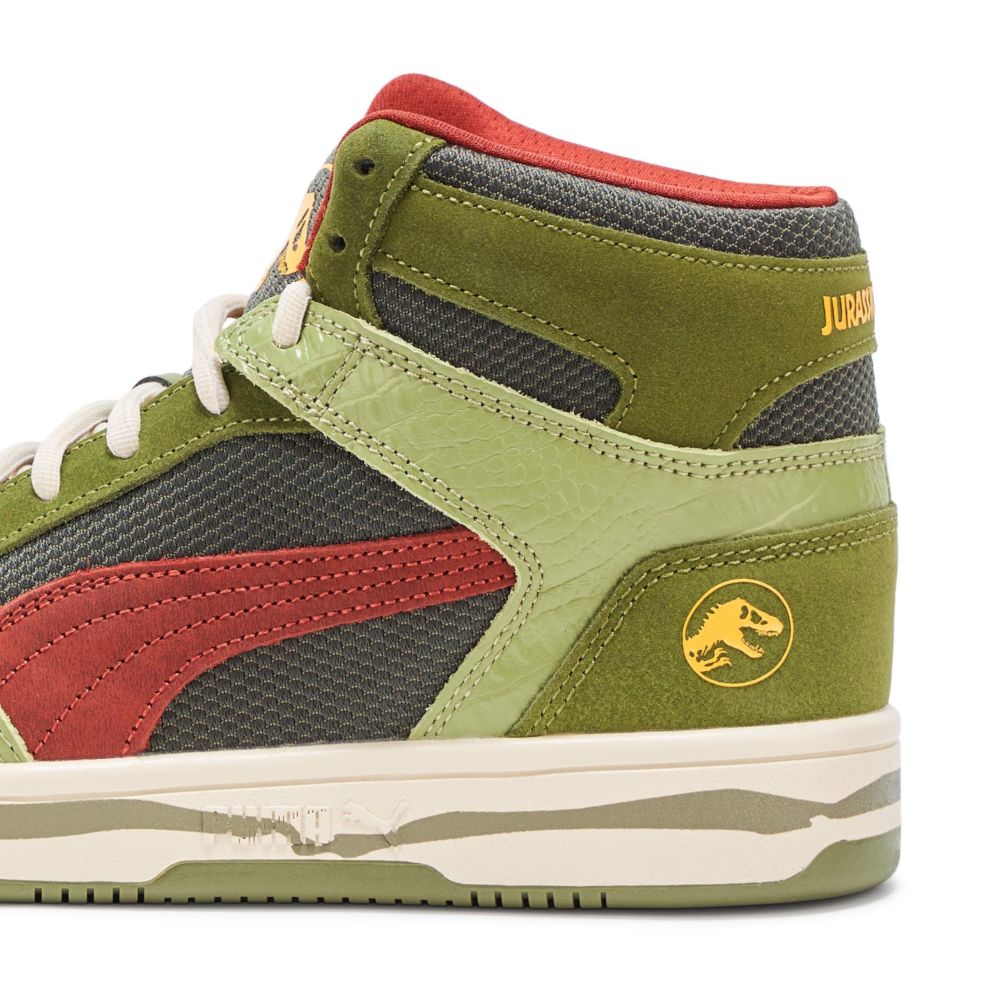Puma Mens Rebound Layup Mid Jurassic World Shoes