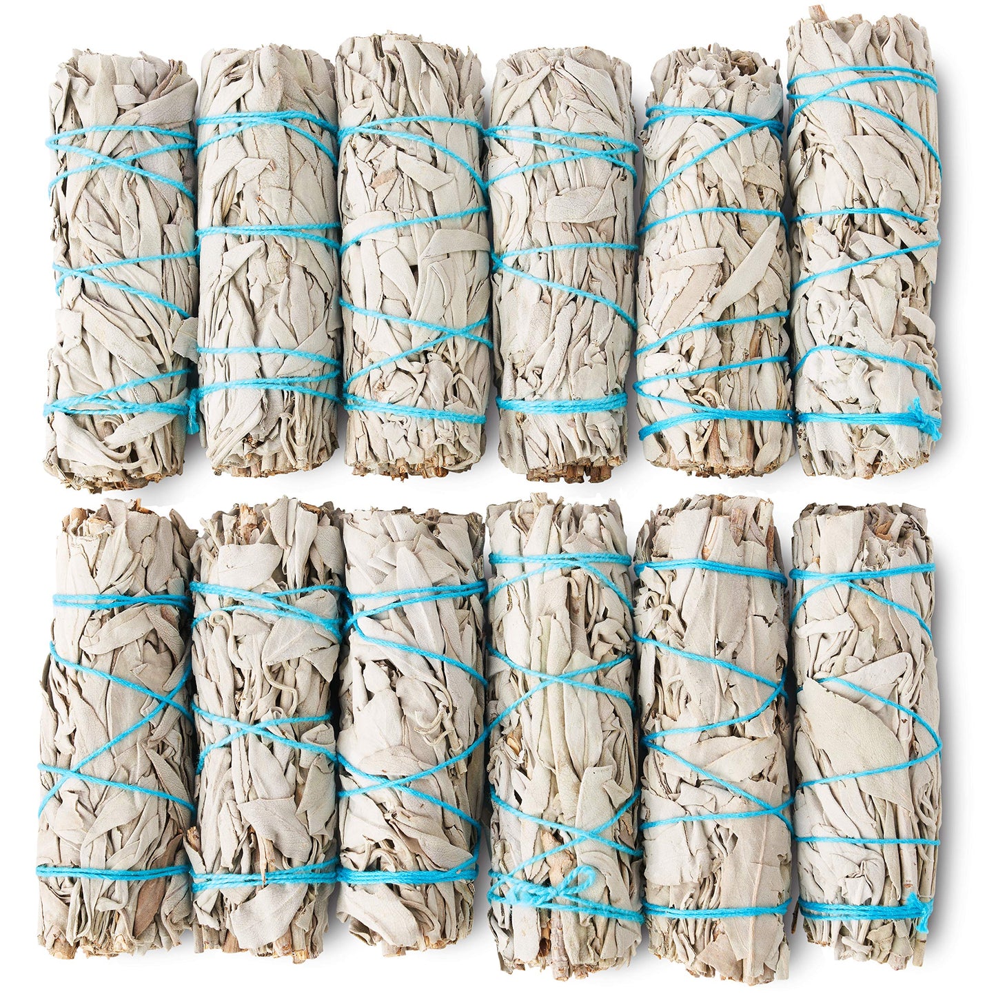 White Sage Smudge Sticks 4" Inch ~ 12 Smudging Wands | Smudge Kit White Sage Incense Sticks for Home Cleansing